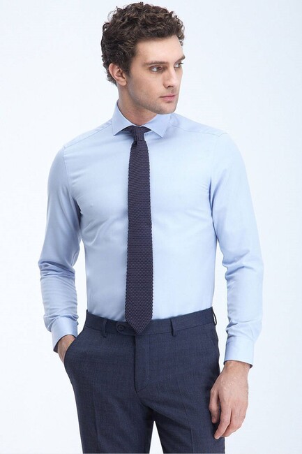 Erkek Gömlek GM-4914 10148415 Mavi (1)