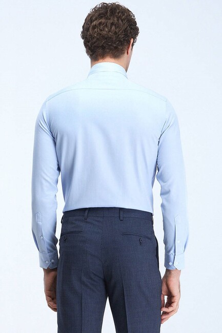 Erkek Gömlek GM-4914 10148415 Mavi - Thumbnail