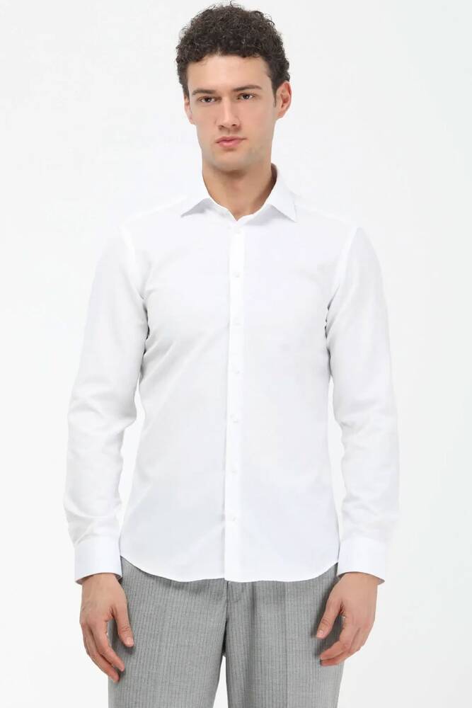 Erkek Gömlek GM-4915 10151993 Beyaz 