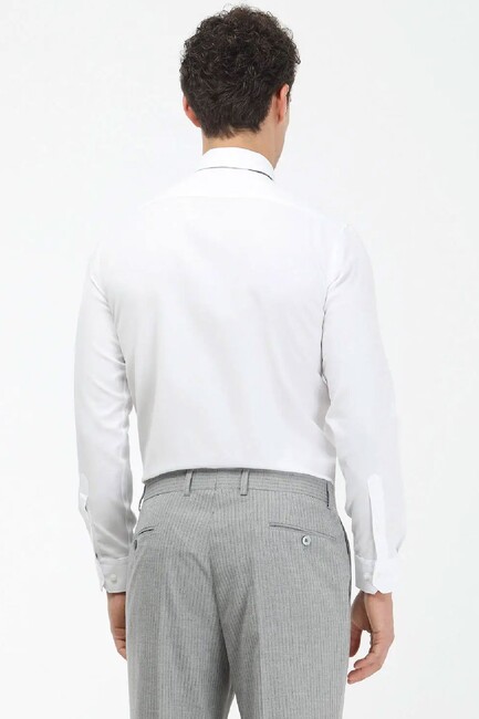 Erkek Gömlek GM-4915 10151993 Beyaz - Thumbnail