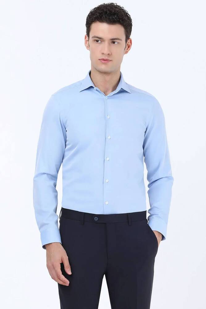 Erkek Gömlek GM-4915 10151993 Mavi 