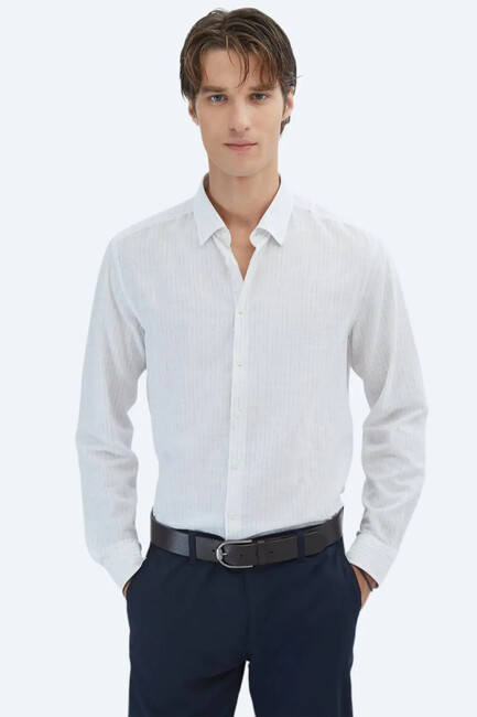 Erkek Gömlek GM-5770 10156120 Mavi (1)