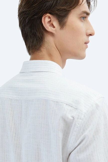 Erkek Gömlek GM-5770 10156120 Mavi - Thumbnail