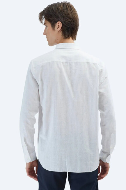 Erkek Gömlek GM-5770 10156120 Mavi - Thumbnail