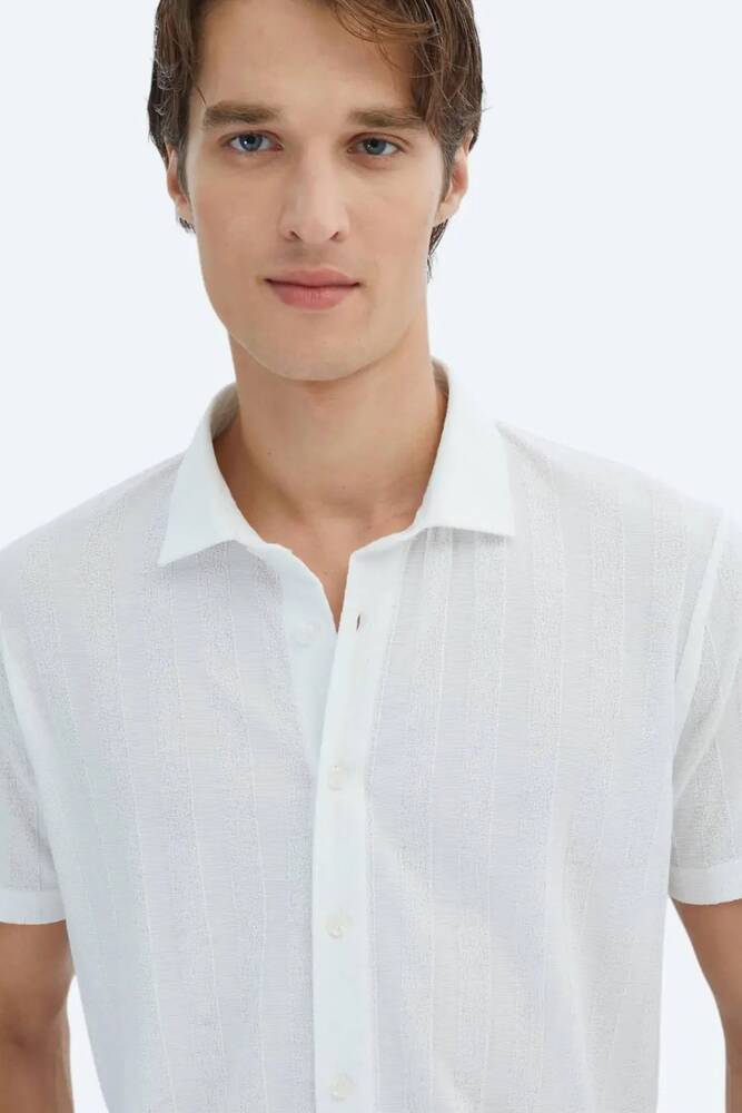 Erkek Gömlek GM-5872 10153804 Beyaz 