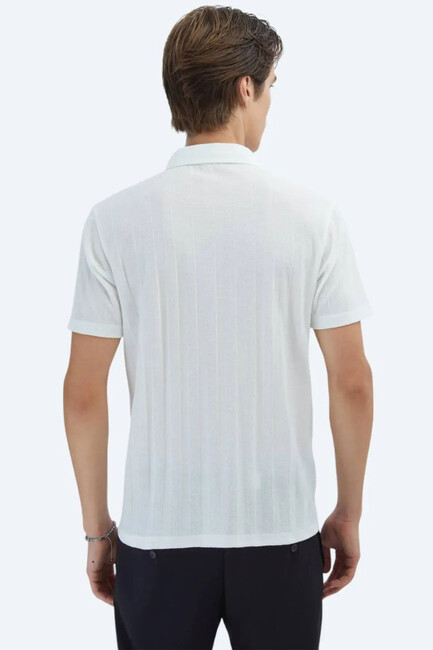 Erkek Gömlek GM-5872 10153804 Beyaz - Thumbnail