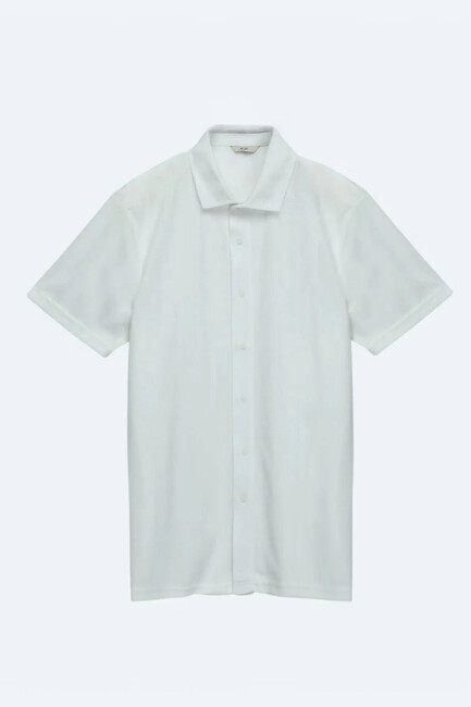 Erkek Gömlek GM-5872 10153804 Beyaz - Thumbnail