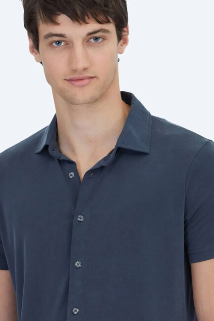 Erkek Gömlek GM-5875 10153812 Gri (3)