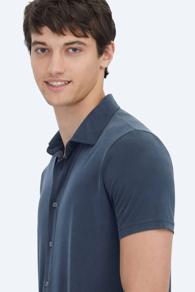 Erkek Gömlek GM-5875 10153812 Gri 