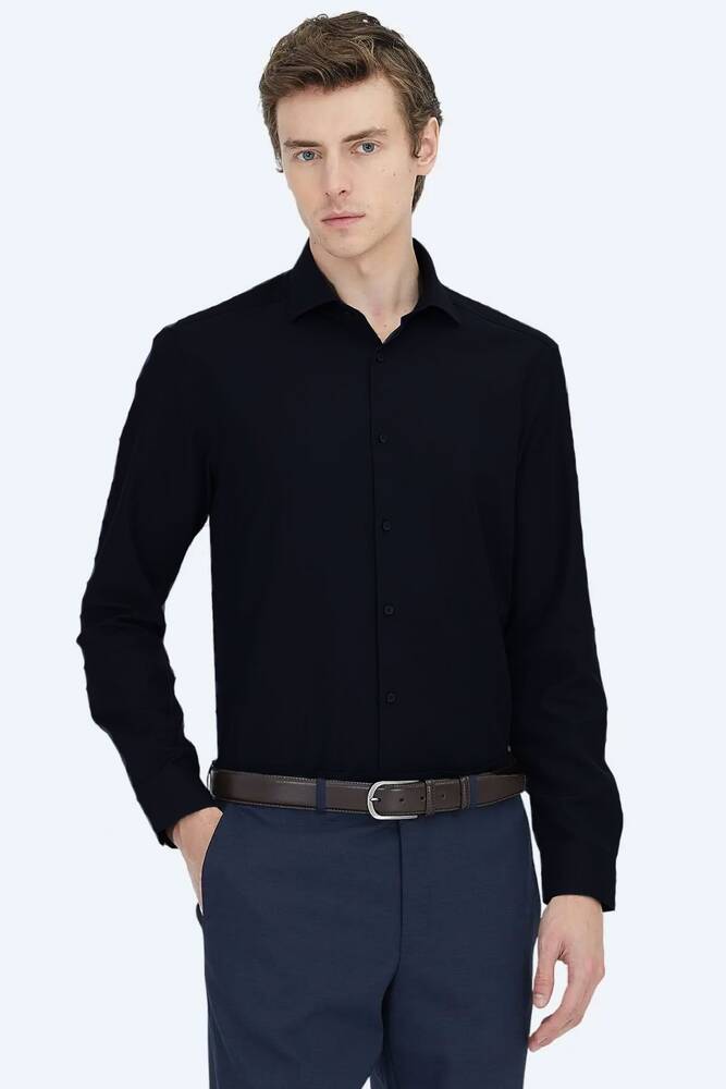 Erkek Gömlek GM-6076 10157014 Siyah 