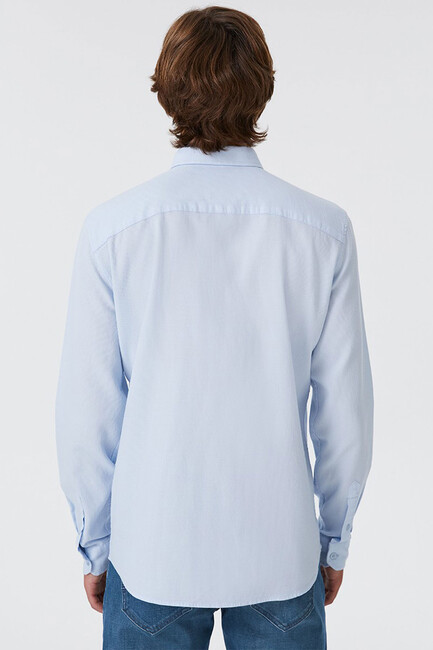 Erkek Gömlek LF2030872 Mavi (3)