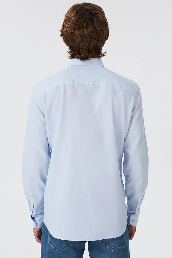 Erkek Gömlek LF2030872 Mavi 