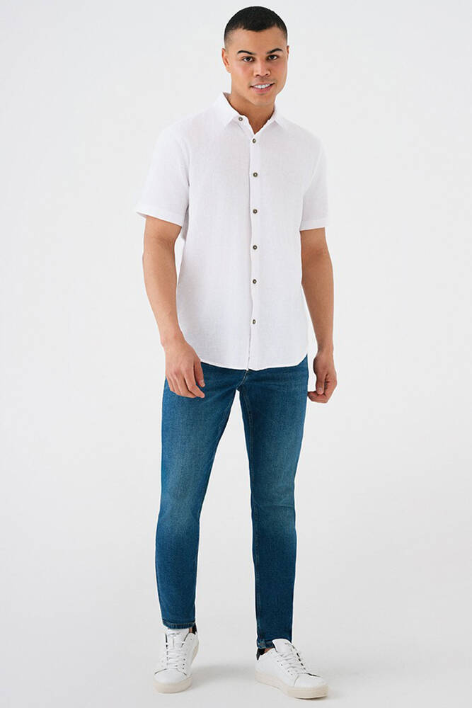 Erkek Gömlek LF2035478 Beyaz 