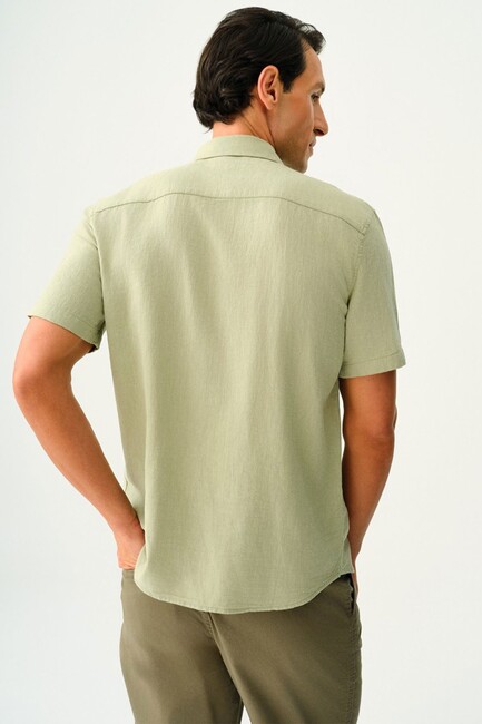 Erkek Gömlek LF2035478 Haki - Thumbnail