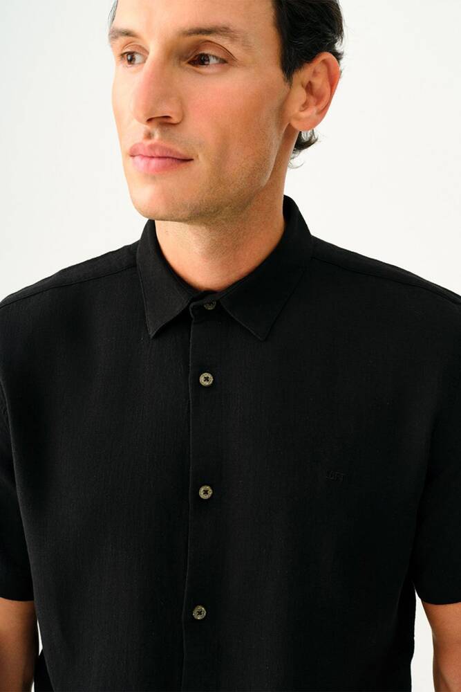 Erkek Gömlek LF2035478 Siyah 