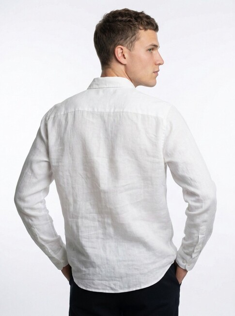 Erkek Gömlek LF2042800 Beyaz - Thumbnail