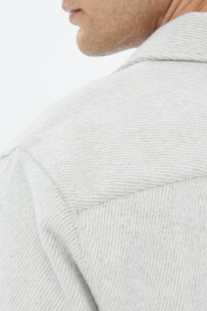 Erkek Regular Fıt Overshırt 10150434 Gri 