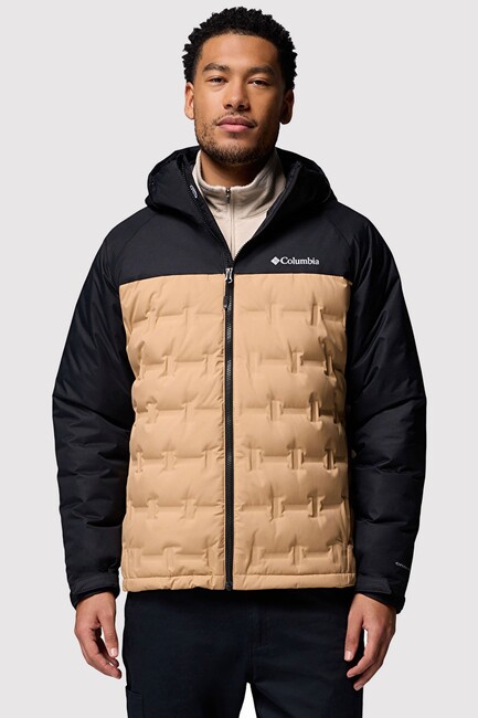 Erkek Grand Trek III Down Kapüşonlu Kaz Tüyü Mont WM7857_262 Kahve (1)