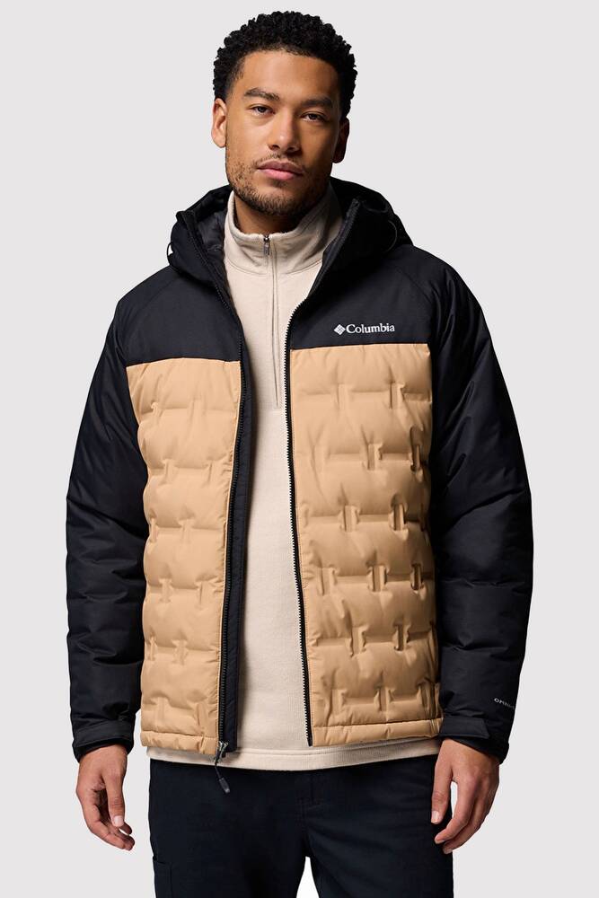 Erkek Grand Trek III Down Kapüşonlu Kaz Tüyü Mont WM7857_262 Kahve 