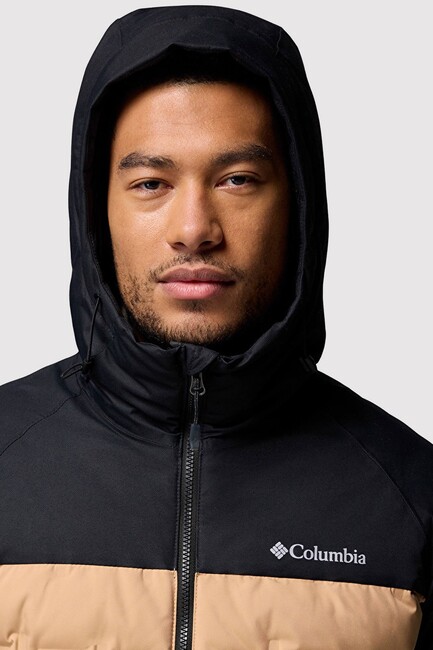 Erkek Grand Trek III Down Kapüşonlu Kaz Tüyü Mont WM7857_262 Kahve - Thumbnail