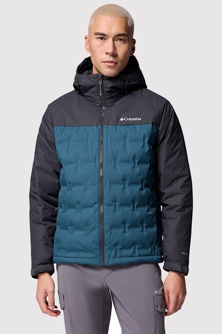 Erkek Grand Trek III Down Kapüşonlu Kaz Tüyü Mont WM7857_429 Mavi (1)