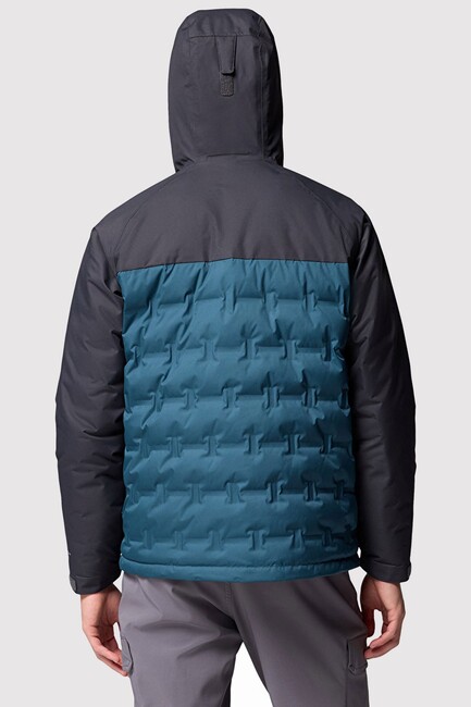Erkek Grand Trek III Down Kapüşonlu Kaz Tüyü Mont WM7857_429 Mavi (2)
