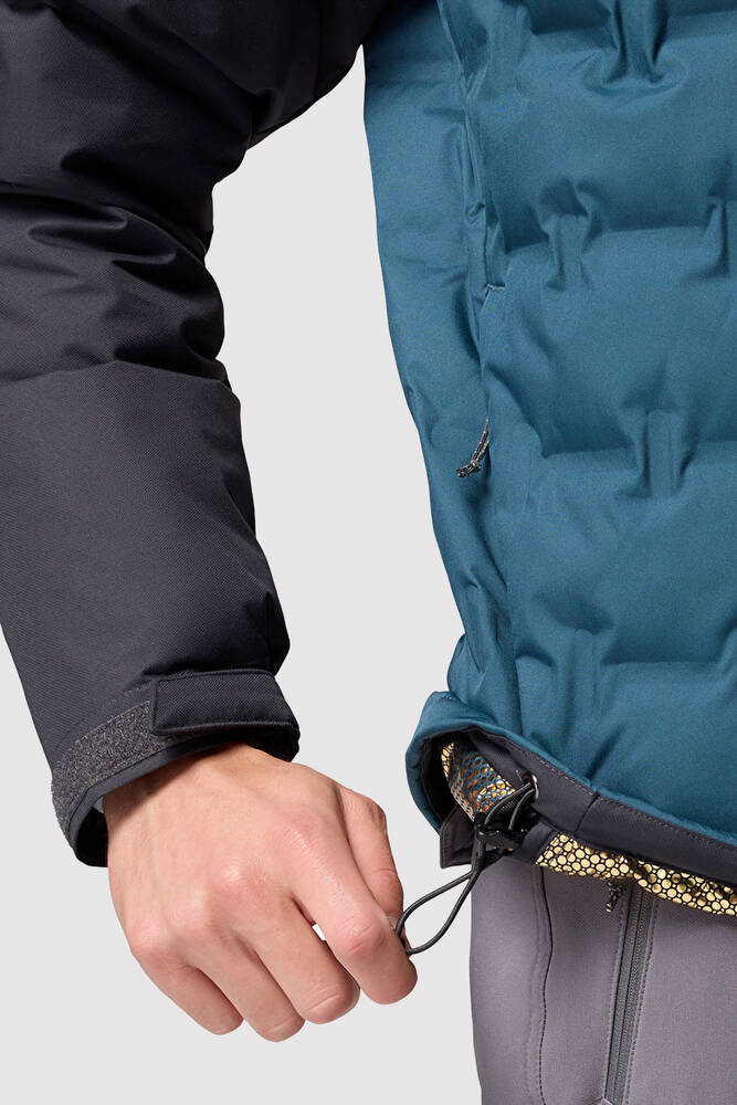 Erkek Grand Trek III Down Kapüşonlu Kaz Tüyü Mont WM7857_429 Mavi 