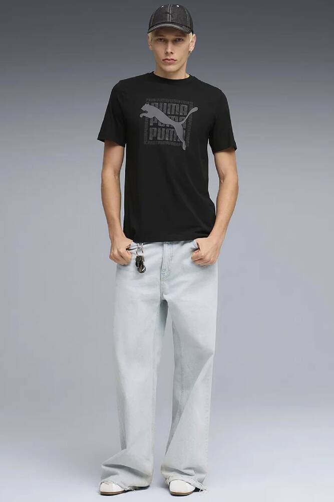 Erkek Graphic Tişört 691775-01 Siyah 