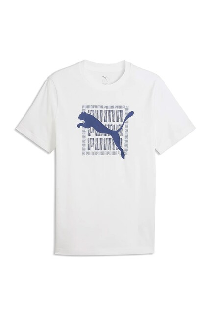 Erkek Graphic Tişört 691775-02 Beyaz - Thumbnail