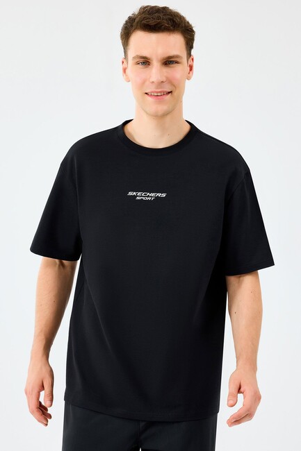 Erkek Graphic Tişört S231094-3817 Siyah (1)
