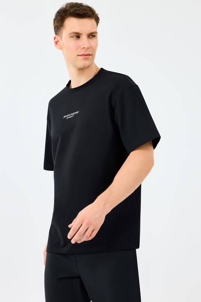 Erkek Graphic Tişört S231094-3817 Siyah 
