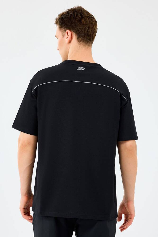 Erkek Graphic Tişört S231094-3817 Siyah 