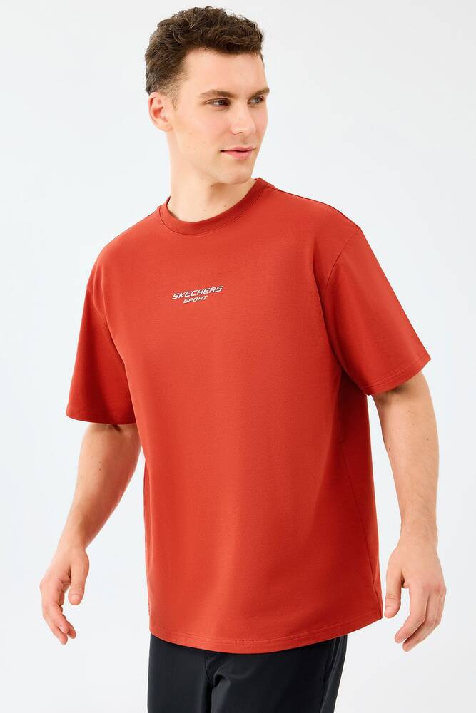 Erkek Graphic Tişört S231094-3912 Kırmızı 