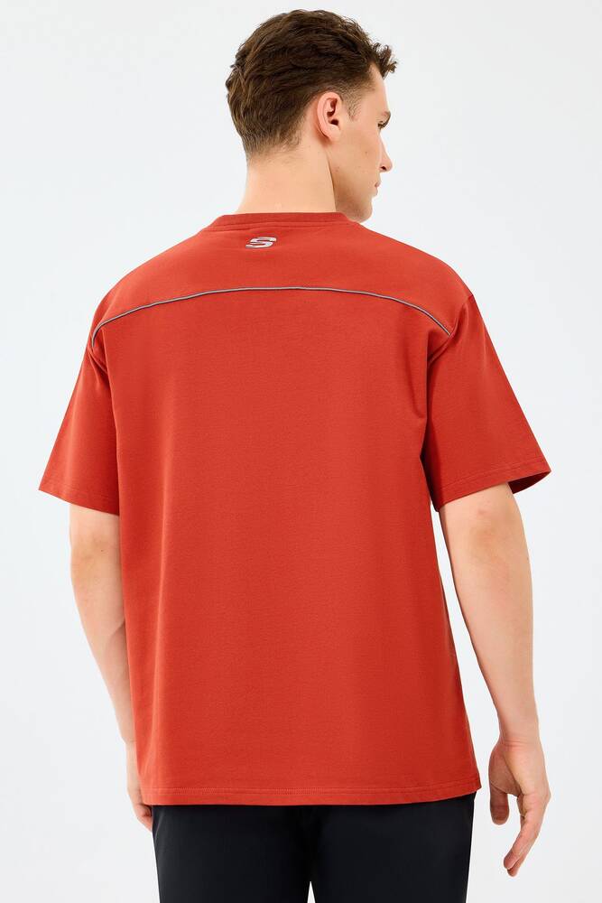 Erkek Graphic Tişört S231094-3912 Kırmızı 