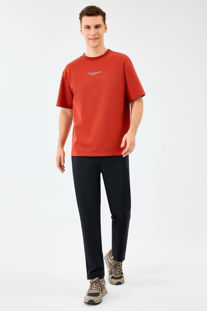 Erkek Graphic Tişört S231094-3912 Kırmızı 
