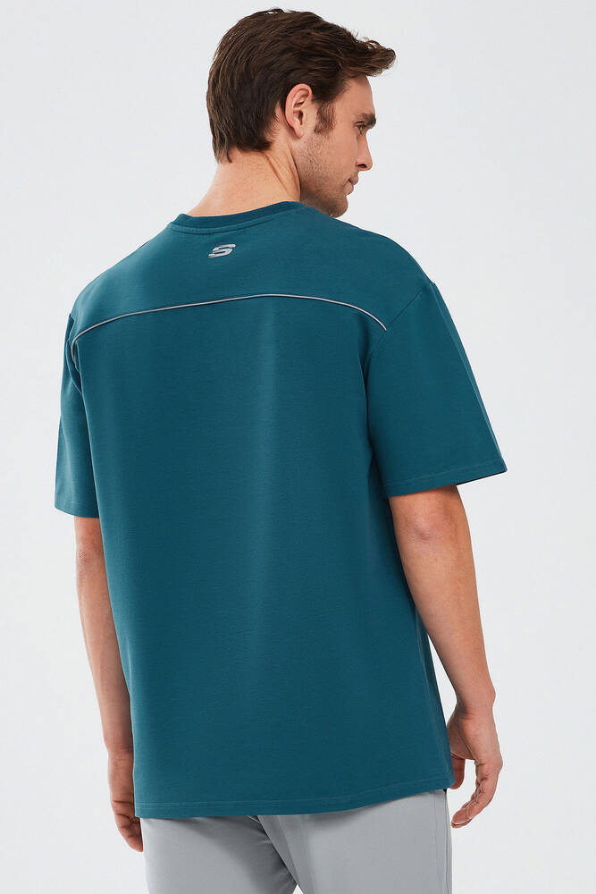 Erkek Graphic Tişört S231094-405 Yeşil 