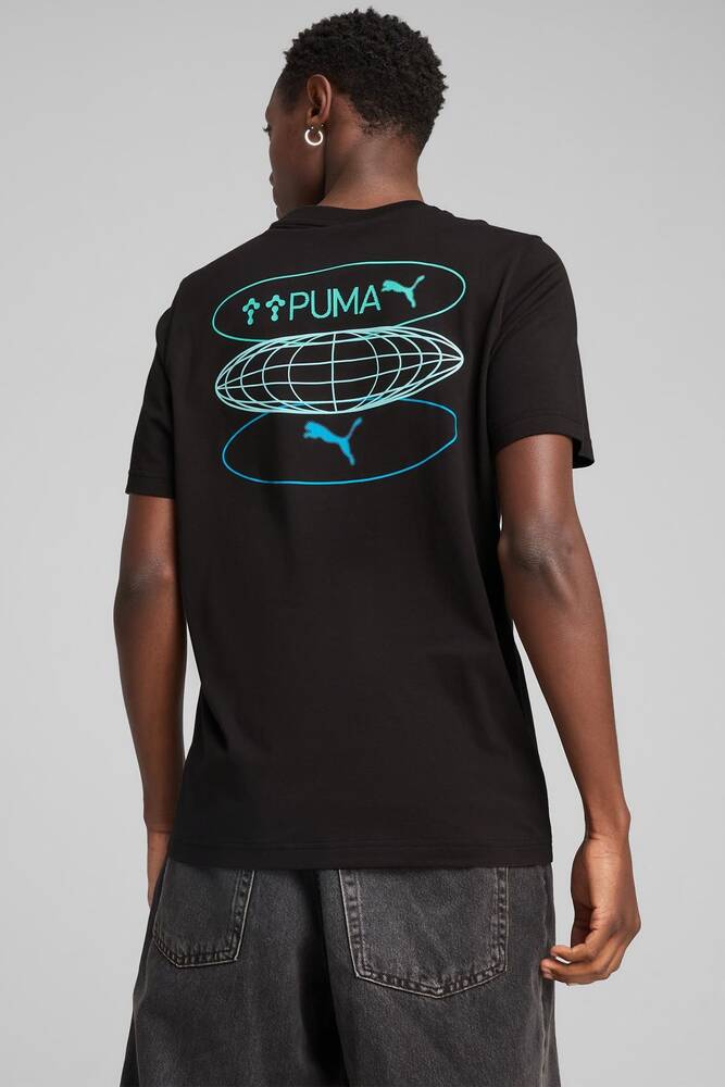 Erkek Graphıcs 3 Circles Tişört 684834-01 Siyah 