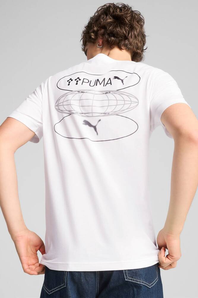 Erkek Graphıcs 3 Circles Tişört 684834-02 Beyaz 