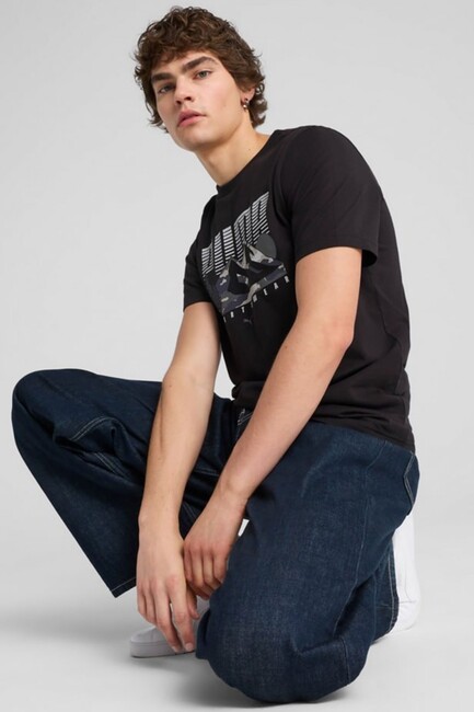 Erkek Graphıcs Mountain Tişört 684828-01 Siyah (3)