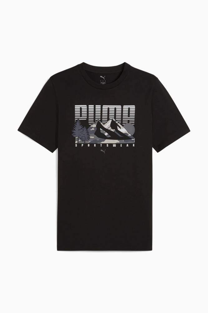 Erkek Graphıcs Mountain Tişört 684828-01 Siyah 
