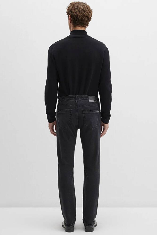 Erkek Half Zıp Kazak 0710328-900 Siyah 