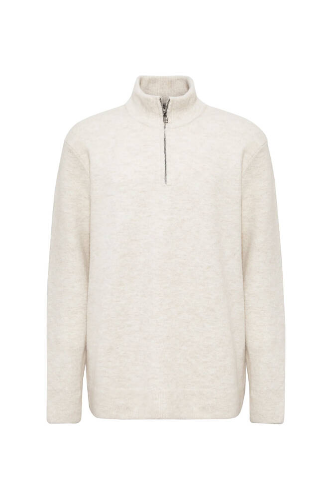 Erkek Half Zıp Kazak 0710380-88200 Bej 