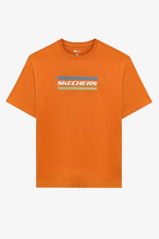 Erkek Heavyweight Graphic Tişört S2510154-836 Turuncu 