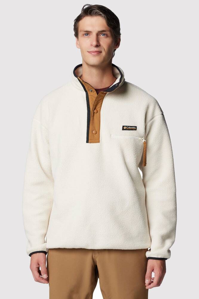 Erkek Helvetia II Half Snap Polar Üst AM5780_191 Bej 