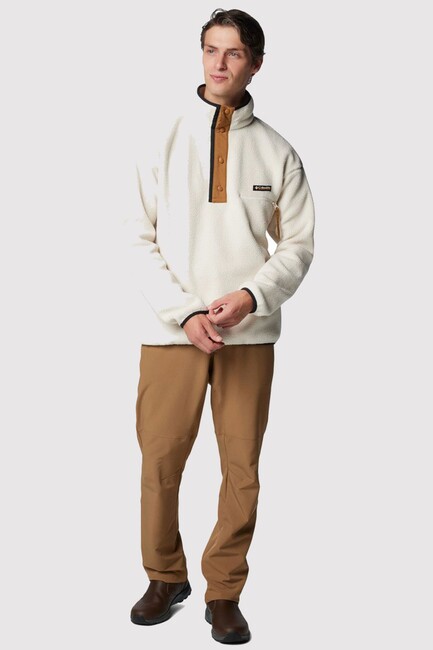 Erkek Helvetia II Half Snap Polar Üst AM5780_191 Bej - Thumbnail