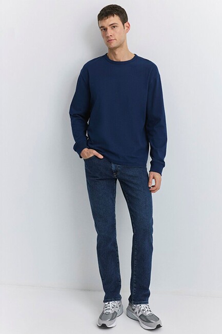 Erkek Hunter 90S TOKK Jean Pantolon 0020283045 Lacivert (2)