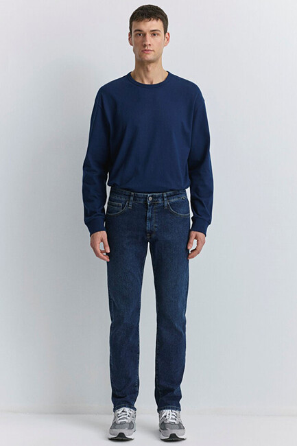 Erkek Hunter 90S TOKK Jean Pantolon 0020283045 Lacivert (3)