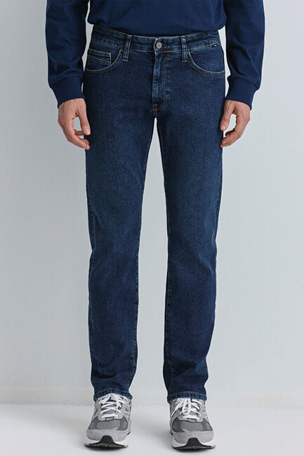 Erkek Hunter 90S TOKK Jean Pantolon 0020283045 Lacivert - Thumbnail