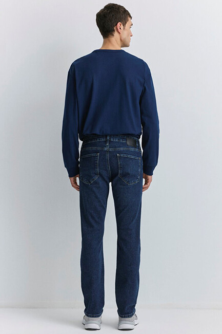 Erkek Hunter 90S TOKK Jean Pantolon 0020283045 Lacivert - Thumbnail