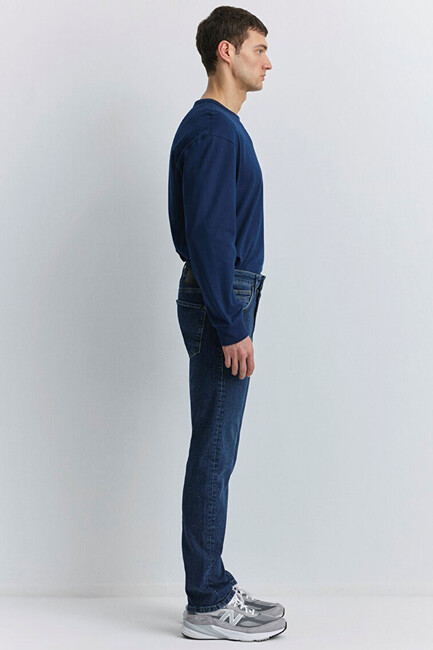 Erkek Hunter 90S TOKK Jean Pantolon 0020283045 Lacivert - Thumbnail